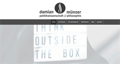 Desktop Screenshot of damian-muenzer.info